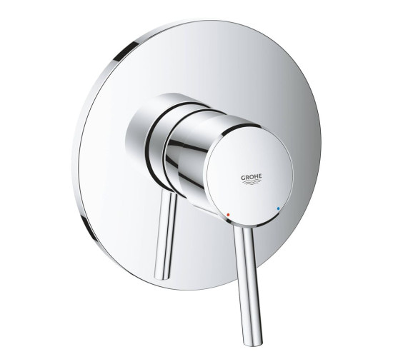 Наружная часть скрытого смесителя GROHE Concetto хром латунь 158мм 24053001