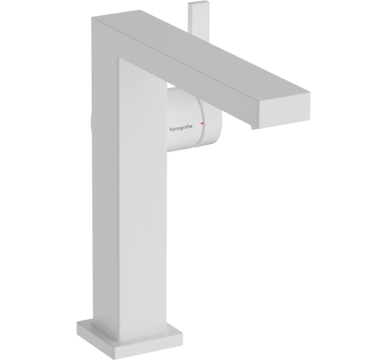 Змішувач hansgrohe Tecturis E CoolStart EcoSmart+ для раковини без зливного гарнітуру, білий матовий 73041700