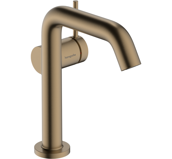 Смеситель hansgrohe Tecturis S CoolStart EcoSmart+ для раковины без сливного гарнитура, бронза 73341140