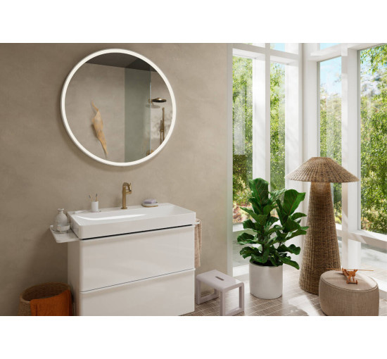Смеситель hansgrohe Tecturis S CoolStart EcoSmart+ для раковины без сливного гарнитура, бронза 73341140