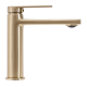 Смеситель для раковины (умывальник) REA VERSO BRUSHED GOLD низкий