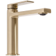 Смеситель для раковины (умывальник) REA VERSO BRUSHED GOLD низкий