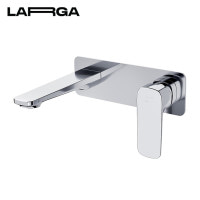 Змішувач для умивальника larga з коробкою прихованого монтажу, хром Cersanit