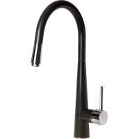 Смеситель для мойки Deante Aster графит с выдвижным носиком (BCA 272M)