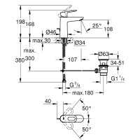 Смеситель для раковины Grohe BauLoop M-Size 23762000