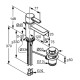 Змішувач для умивальника Kludi Zenta 75 хром, з д / к (382600575)