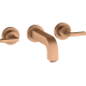 Смеситель Axor Citterio 162 Lever для раковины из стены на 3 отверстия Brushed Bronze 39315140