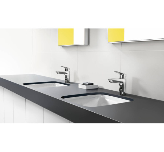 Смеситель Hansgrohe Logis 100 Coolstart для умывальника без донного клапана (71103000)