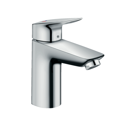 Смеситель Hansgrohe Logis 100 Coolstart для умывальника без донного клапана (71103000)