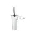 Смеситель Hansgrohe PuraVida для умывальника хромированный-белый (15074400)