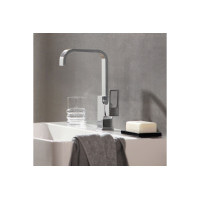 Смеситель Hansgrohe Metropol 230 для умывальника (ручка Loop) поворотный (74511000) гарнитура push-open