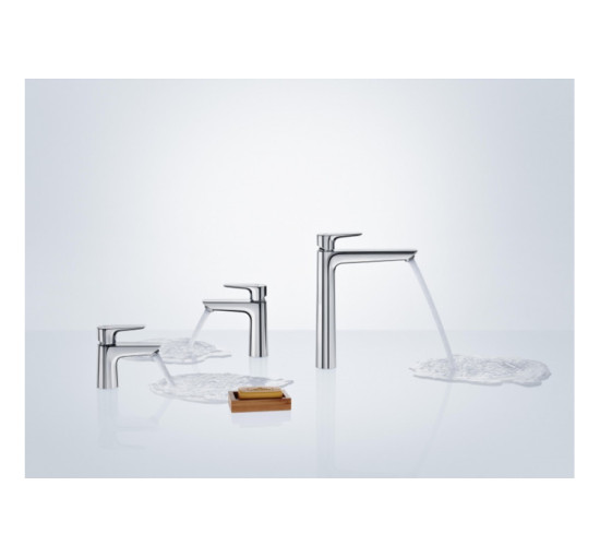 Смеситель Hansgrohe Talis E 110 для умывальника CoolStart с донным клапаном pop-up (71713000)