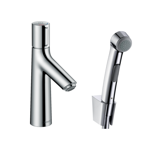 Змішувач Hansgrohe Talis Select S 100 для умивальника з гігієнічною лійкою (72291000)