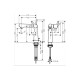 Смеситель Hansgrohe Talis S 140 для умывальника с донным клапаном (72113000)