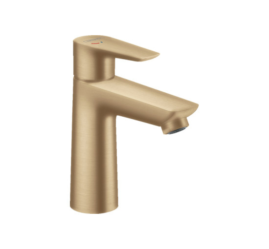 Смеситель Hansgrohe Talis E 110 для умывальника CoolStart: донный клапан pop-up (71713140) Brushed Bronze