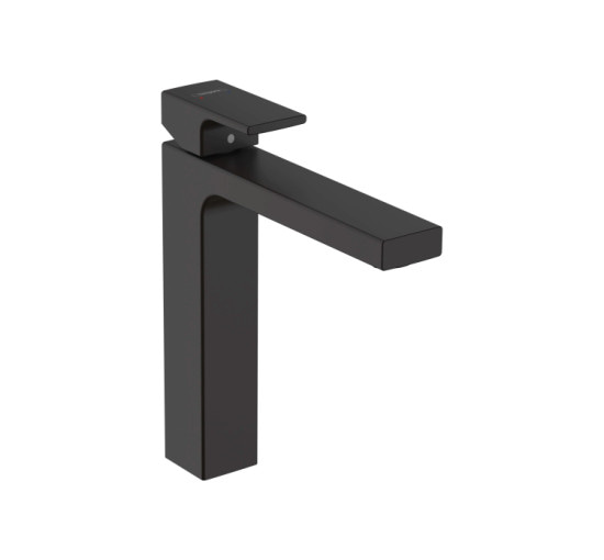 Смеситель Hansgrohe Vernis Shape 190 для умывальника без донного клапана Matt Black (71591670)