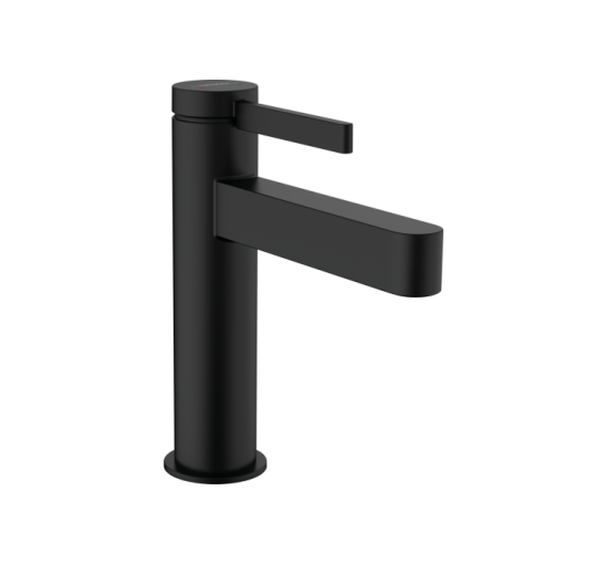 Змішувач Hansgrohe Finoris 110 для умивальника з донним клапаном Matt Black (76020670)