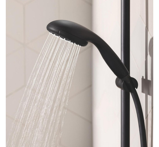 Змішувач для ванної термостатичний GROHE Precision Start чорний латунь UA303907T1