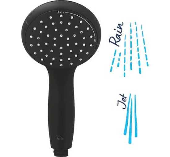 Змішувач для ванної термостатичний GROHE Precision Start чорний латунь UA303907T1