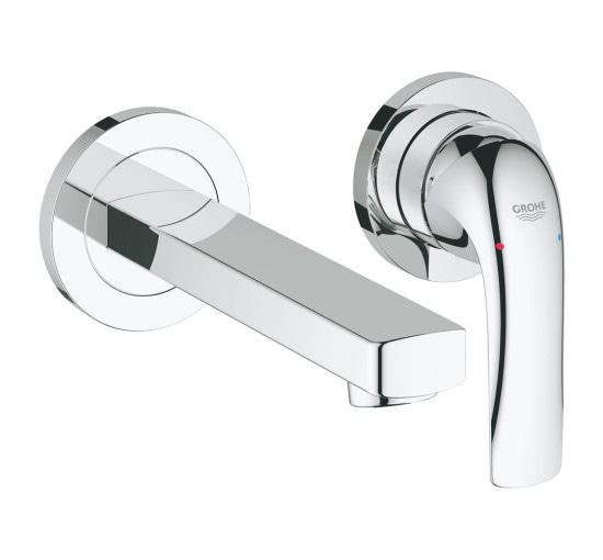 Змішувач для умивальника одноважільний настінного монтажу GROHE BauCurve хром латунь 20288000