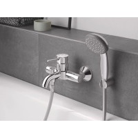 Смеситель для ванной однорычажный с коротким изливом GROHE Start Classic хром латунь 23787000