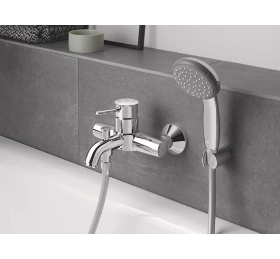 Змішувач для ванної одноважільний із коротким виливом GROHE Start Classic хром латунь 23787000