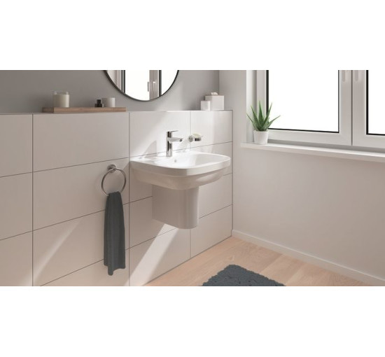 Змішувач для умивальника одноважільний GROHE Start хром латунь з донним клапаном 23455002