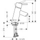 Смеситель hansgrohe Talis S для раковины без сливного гарнитура, хром 32031000