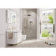 Смеситель hansgrohe Tecturis E CoolStart EcoSmart+ для раковины со сливным гарнитуром, бронза 73053140