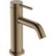 Смеситель hansgrohe Tecturis S CoolStart EcoSmart+ для раковины без сливного гарнитура, бронза 73301140