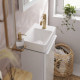 Смеситель hansgrohe Tecturis S CoolStart EcoSmart+ для раковины без сливного гарнитура, бронза 73301140