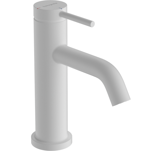 Смеситель hansgrohe Tecturis S CoolStart EcoSmart+ для раковины без сливного гарнитура, белый матовый 73301700