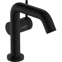 Змішувач hansgrohe Tecturis S CoolStart EcoSmart+ для раковини с сливным гарнитуром, чорний матовий 73320670