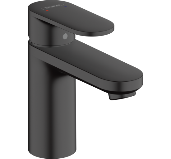 Змішувач hansgrohe Vernis Blend для раковини без зливного набору, чорний матовий 71580670