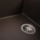 Гранітна мийка для кухні Platinum 7850 ROMA матова Темна скеля