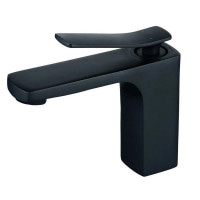 змішувач для умивальника Rea Sonic чорний, матовий (BAT-00852)