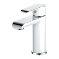 Змішувач для умивальника Janedo білий JD-E117-1