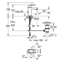 Смеситель для раковины Grohe Eurocube (2312700E)