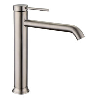 Смеситель для умывальника с высоким изливом IMPRESE BRENTA сатин латунь ZMK081906011