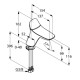 Смеситель для умывальника Kludi Ambienta 100 хром, без д / к (530260575)