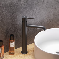 Змішувач для раковини високий, чорний Damixa 360250300 Scandinavian Pure