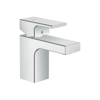 Смеситель Hansgrohe Vernis Shape 70 для умывальника с донным клапаном pop-up Chrome (71560000)