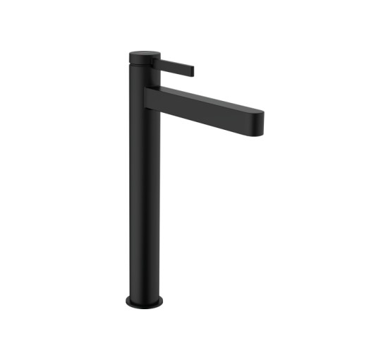 Смеситель Hansgrohe Finoris 260 для умывальника с донным клапаном push-open. Matt Black (76070670)