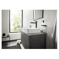 Змішувач Hansgrohe Finoris 260 для умивальника з донним клапаном push-open. Matt Black (76070670)