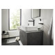 Смеситель Hansgrohe Finoris 260 для умывальника с донным клапаном push-open. Matt Black (76070670)