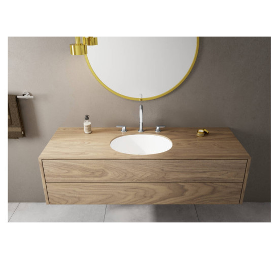 Смеситель Hansgrohe Vernis Blend для умывальника на 3 отверстия с донным клапаном pop-up. Matt Black (71553670)