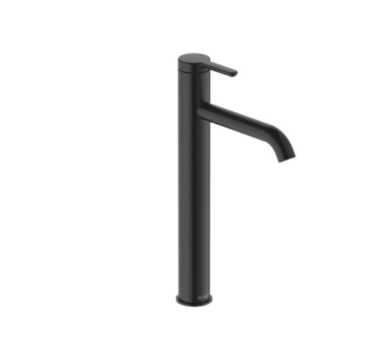 Змішувач Duravit C.1 XL для умивальника без д/к (C11040002046) Matt Black