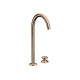 Змішувач Axor One Select 260 для умивальника на 2 отвори з донним клапаном push-open Polished Red Gold (48060300)