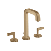 Змішувач Axor Citterio 170/140 для раковини на 3 отвори Brushed Bronze 39135140