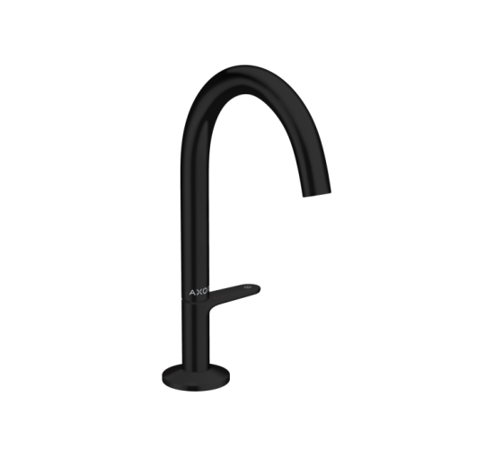 Змішувач Axor One Select 170 для умивальника з донним клапаном push-open. Matt Black (48020670)